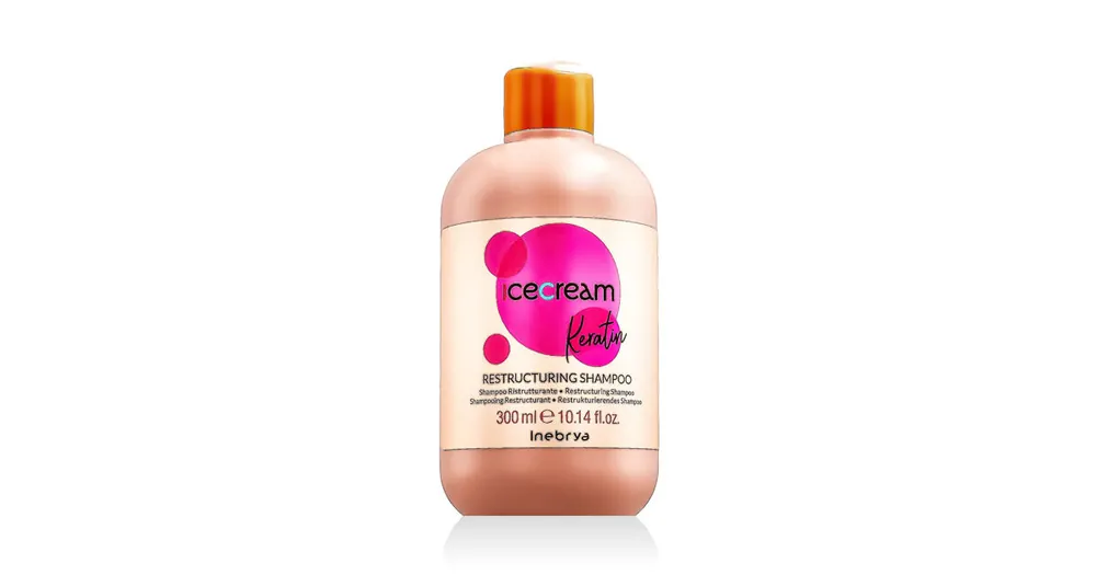 Inebrya Ice Cream Keratin Restructuring Shampoo 300 ml Horká Nabídka