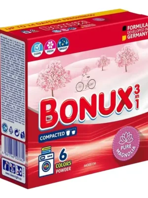 Tovární Cena Bonux 3v1 prací prášek 6 dávek Color Magnolia 0,39 kg