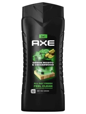 Bezpečná Platba Axe sprchový gel 400 ml Green Mojito & Cedarwood 3v1