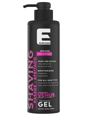 Elegance Venus transparentní gel na holení 500 ml Must-Have