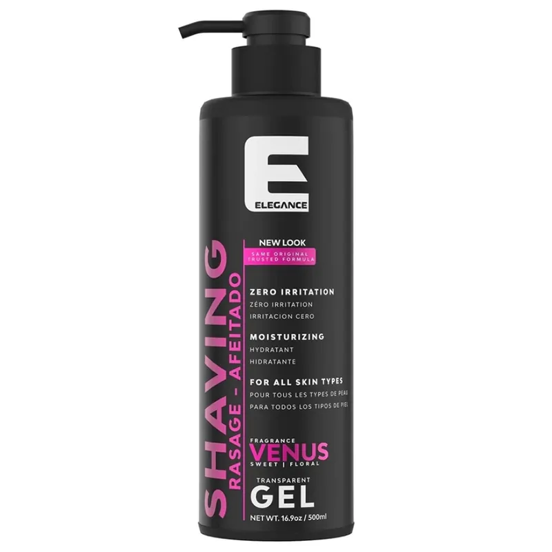 Elegance Venus transparentní gel na holení 500 ml Must-Have