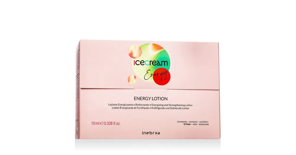 Inebrya Ice Cream Energy Lotion Ampoules 12 x 10 ml Aktuální