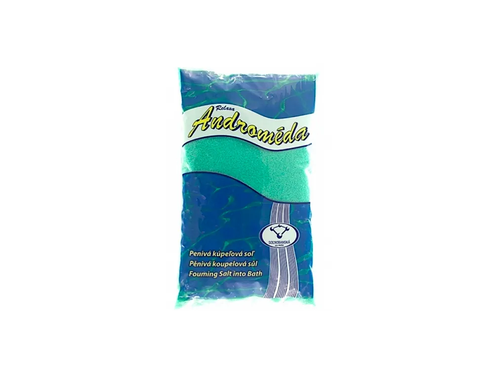 Bezpečná Platba Relaxa Androméda koupelová sůl 1 kg Eukalyptus