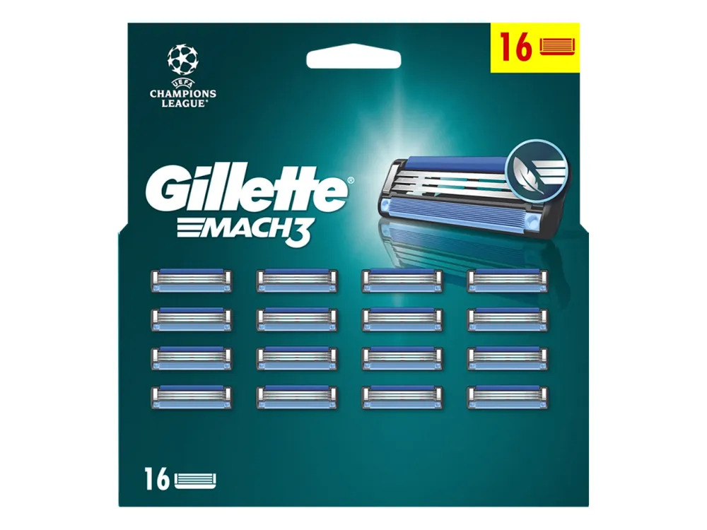 Sezónní Sleva Gillette náhradní hlavice Mach3 16 ks