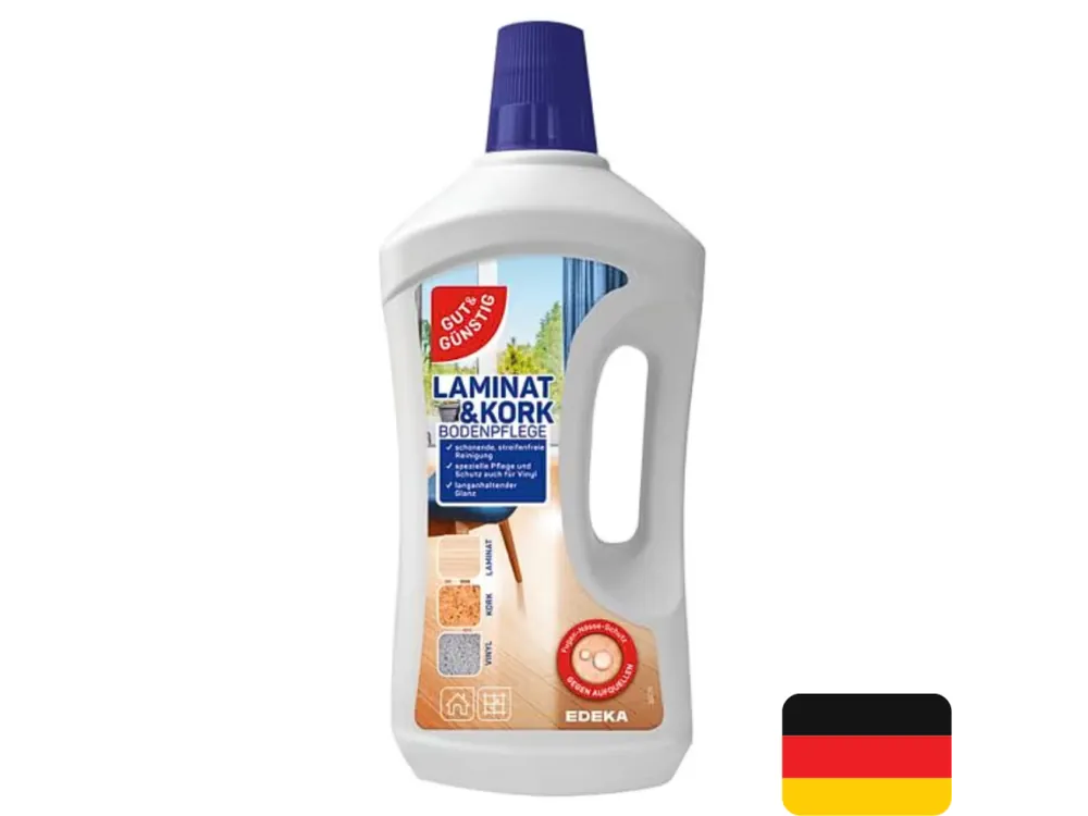 Ověřený Gut & Günstig čistící prostředek na laminát a korek 1 l