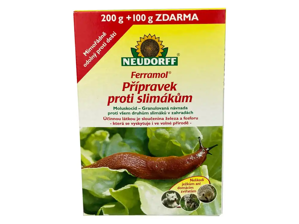 Vrácení Zdarma Neudorff Ferramol přípravek proti slimákům 300 g