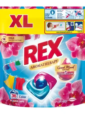 Rex gelové kapsle 36 ks Color Aromatherapy Good Mood Orchid 432 g Časově Omezené