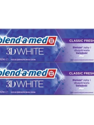 Cenová Bomba Blend-a-Med zubní pasta 2 x 75 ml 3D White Classic Fresh