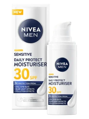 Vysoce Kvalitní Nivea Men denní krém 50 ml Sensitive SPF 30
