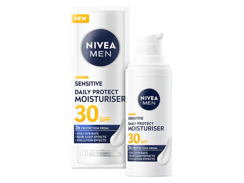 Vysoce Kvalitní Nivea Men denní krém 50 ml Sensitive SPF 30
