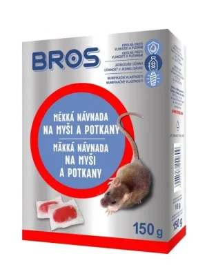 Bros měkká návnada na myši a potkany 150 g Akční Nabídka