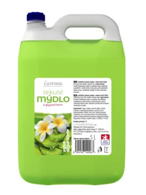 Výhodná Nabídka Lavonea tekuté mýdlo náhradní náplň 5 l Aloe Vera