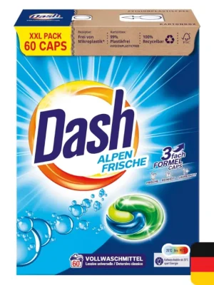 Ověřený Dash gelové kapsle 60 ks Alpen Frische 1494 g