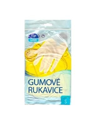 Omezená Nabídka Tip Line gumové rukavice žluté S