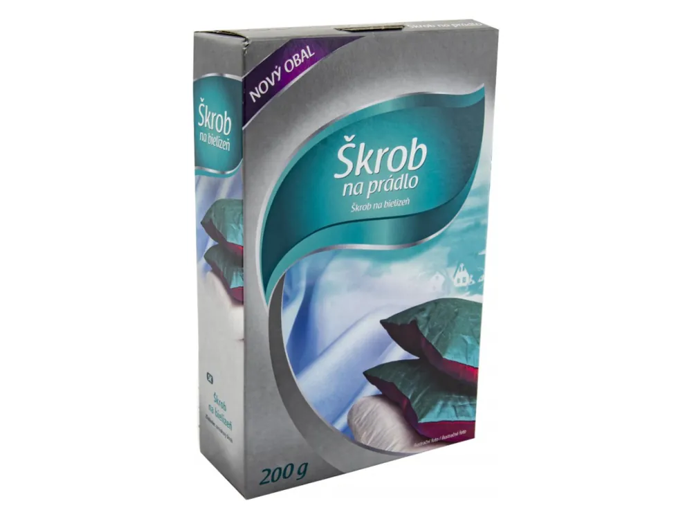 Škrob na prádlo 200 g Levný