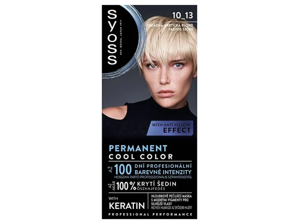 Syoss barva na vlasy Professional Performance 10-13 Chladná arktická blond Dokud Zásoby Vydrží