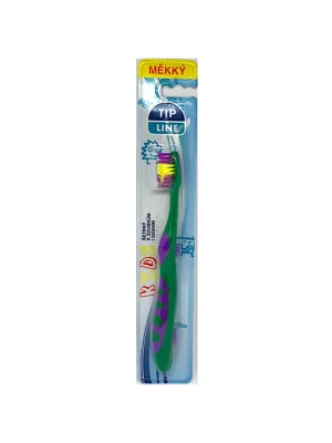Tip Line zubní kartáček Kids Soft - Měkký Super Cena