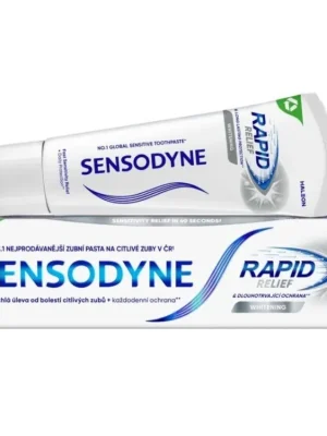 Vrácení Zdarma Sensodyne zubní pasta 75 ml Rapid Whitening