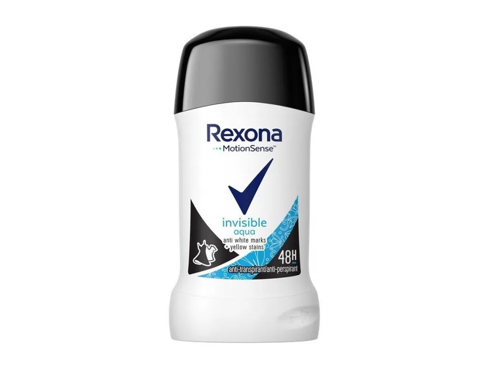 Rexona antiperspirant stick 40 ml Invisible Aqua Oblíbený
