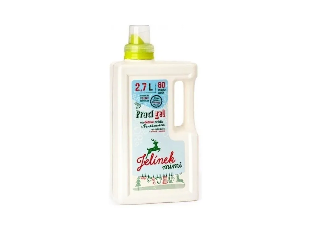 Jelínek mimi prací gel 60 dávek na dětské prádlo s Panthenolem 2,7 l (EXP 27/2/2026) Nejlepší Volba