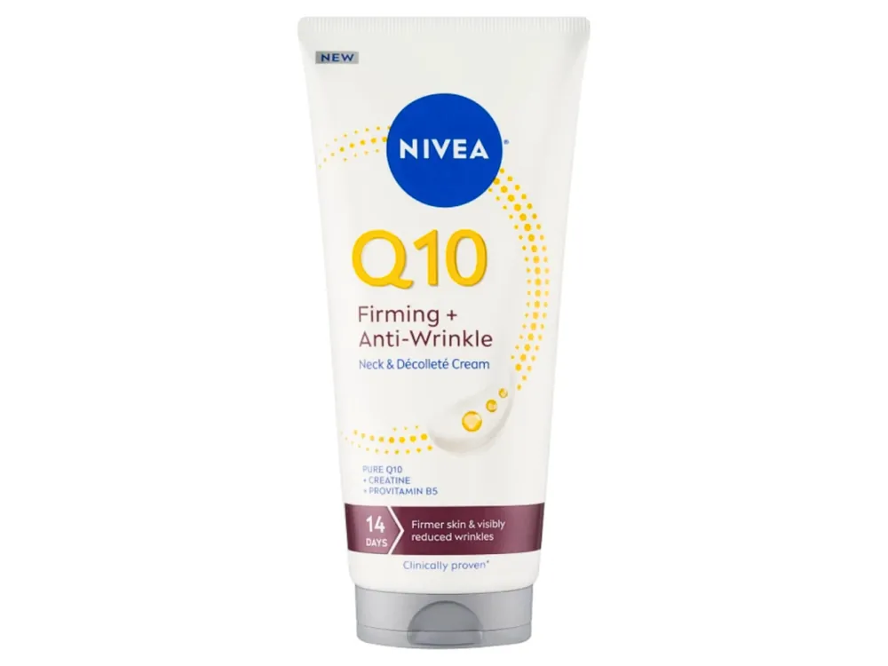 Nivea zpevňující krém na krk a dekolt 200 ml Q10 Firming + Anti-wrinkle Akce