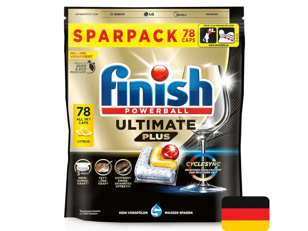 Finish tablety do myčky 78 ks Ultimate Plus All in 1 Citrus Nejlepší Volba