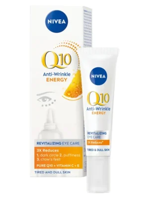 Nivea oční krém proti vráskám 15 ml Q10 Energy Vrácení Zdarma