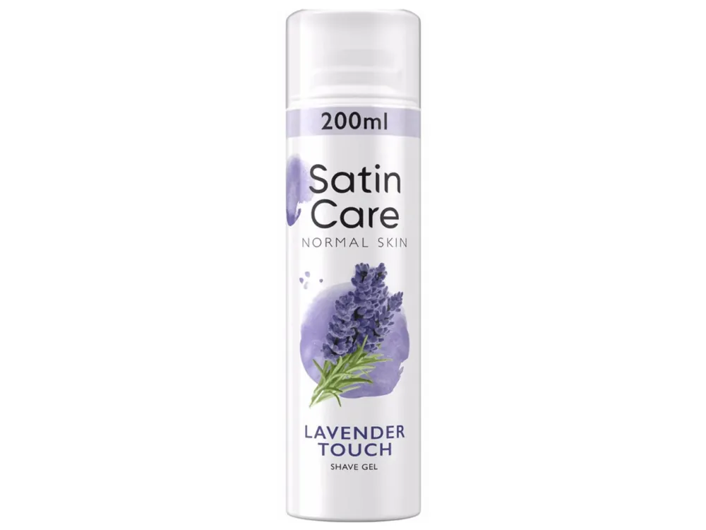 Gillette gel na holení 200 ml Satin Care Lavender Touch Novinka