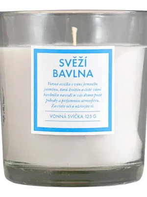Speciální Cena Q-Home vonná svíčka 125 g Svěží Bavlna
