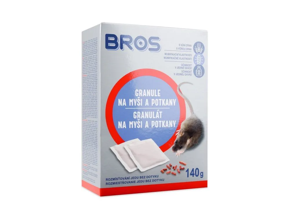 Must-Have Bros granule na myši a potkany 140 g