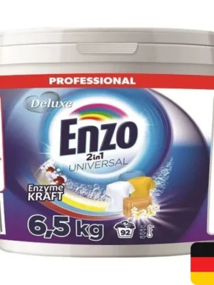 Deluxe Enzo Professional prací prášek 92 dávek Universal 6,5 kg Značkový
