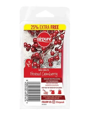 Tovární Cena Airpure vosk do aromalampy 86 g Frosted Cranberry (Ledové brusinky)