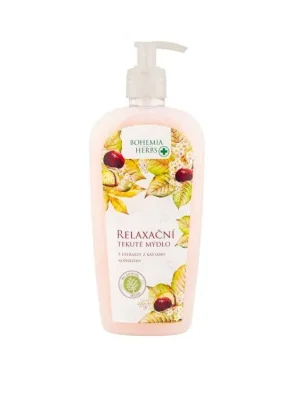 Víkendová Akce Bohemia Herbs tekuté mýdlo 300 ml Relaxační s kaštanem koňským
