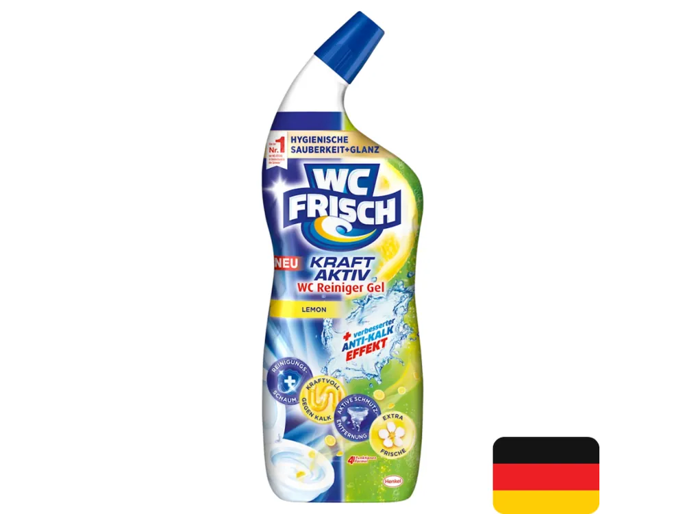 Originální WC Frisch WC čistič 750 ml Lemon