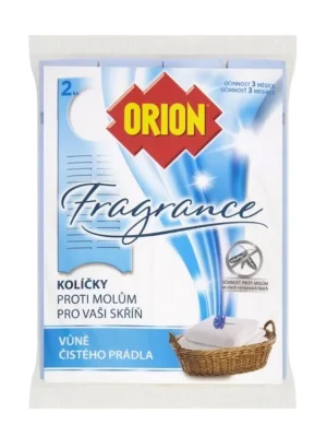 Orion Fragrance kolíčky proti molům 2 ks vůně Čistého prádla Akční Cena