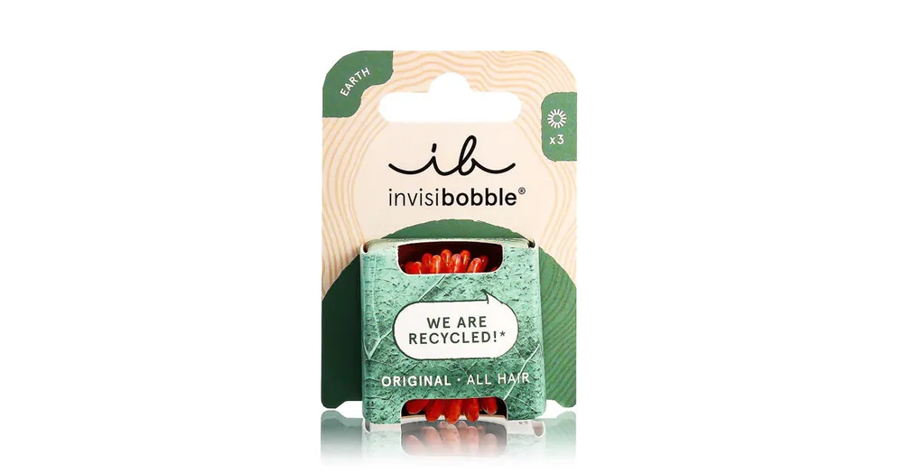 Nejprodávanější Invisibobble ORIGINAL Earth Collection gumička do vlasů Save It or Waste It 3 ks