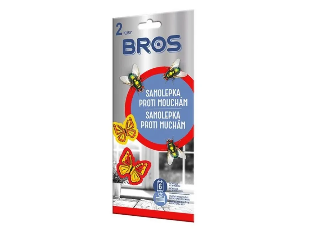 Akční Cena Bros samolepka proti mouchám 2 ks