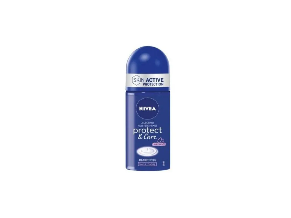 Nivea antiperspirant roll-on 50 ml Protect & Care - Skin Active Protection Nová Kolekce