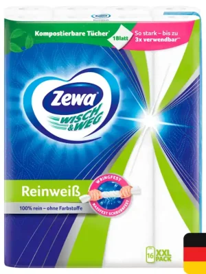 Nakupujte Hned Zewa kuchyňské utěrky 16 ks 2-vrstvé Wisch & Weg