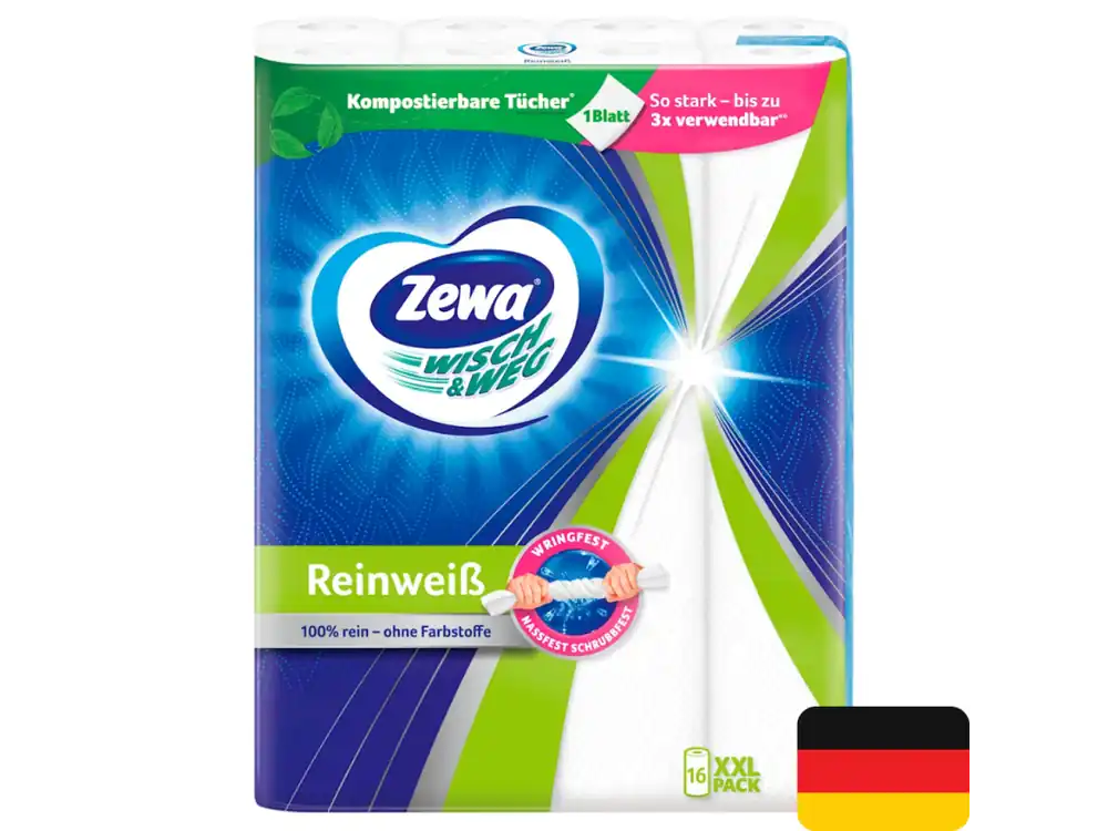 Nakupujte Hned Zewa kuchyňské utěrky 16 ks 2-vrstvé Wisch & Weg