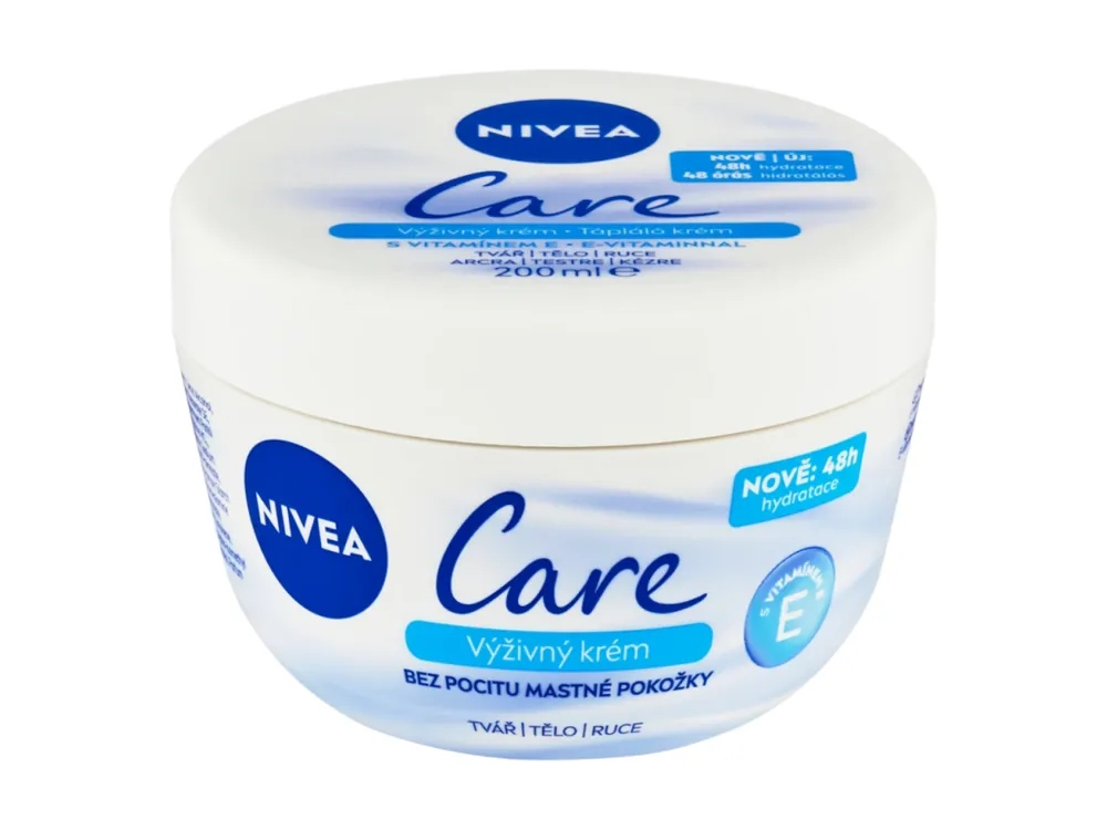 Nivea krém 200 ml Care výživný s bambuckým máslem Poslední Šance