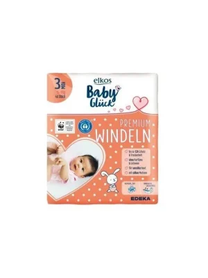 Elkos Baby plenky Premium 3 Midi (5-9 kg) 46 ks Nejprodávanější
