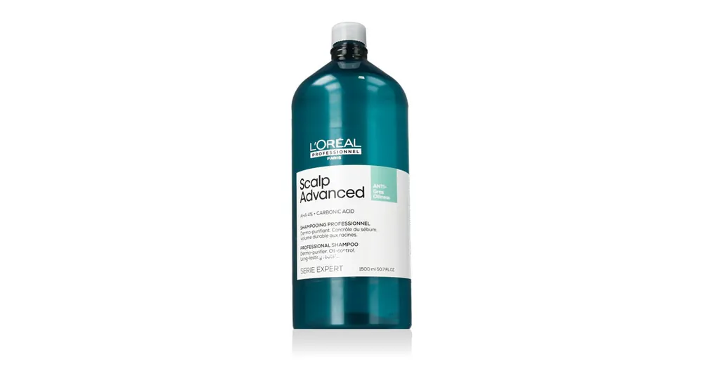 Originální L'Oréal Professionnel Serie Expert Scalp Advanced AHA 4% + Carbonic Acid Shampoo 1500 ml