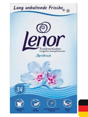Bezpečná Platba Lenor ubrousky do sušičky 34 ks Aprilfrisch