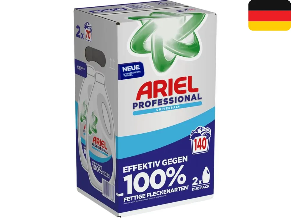 Ariel prací gel 140 (2x70) dávek Professional Universal 2x3,15 l Nejprodávanější