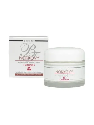 Body Tip Norkový hydratační pleťový krém + vitamín E 50 ml Finální Výprodej