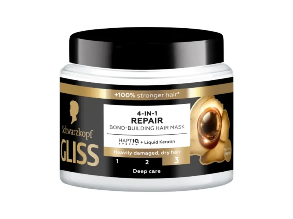 Levný Gliss maska na vlasy 400 ml Repair 4v1