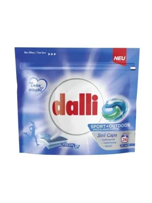 Dalli gelové kapsle 24 ks 3v1 Sport & Outdoor 636 g Oblíbený
