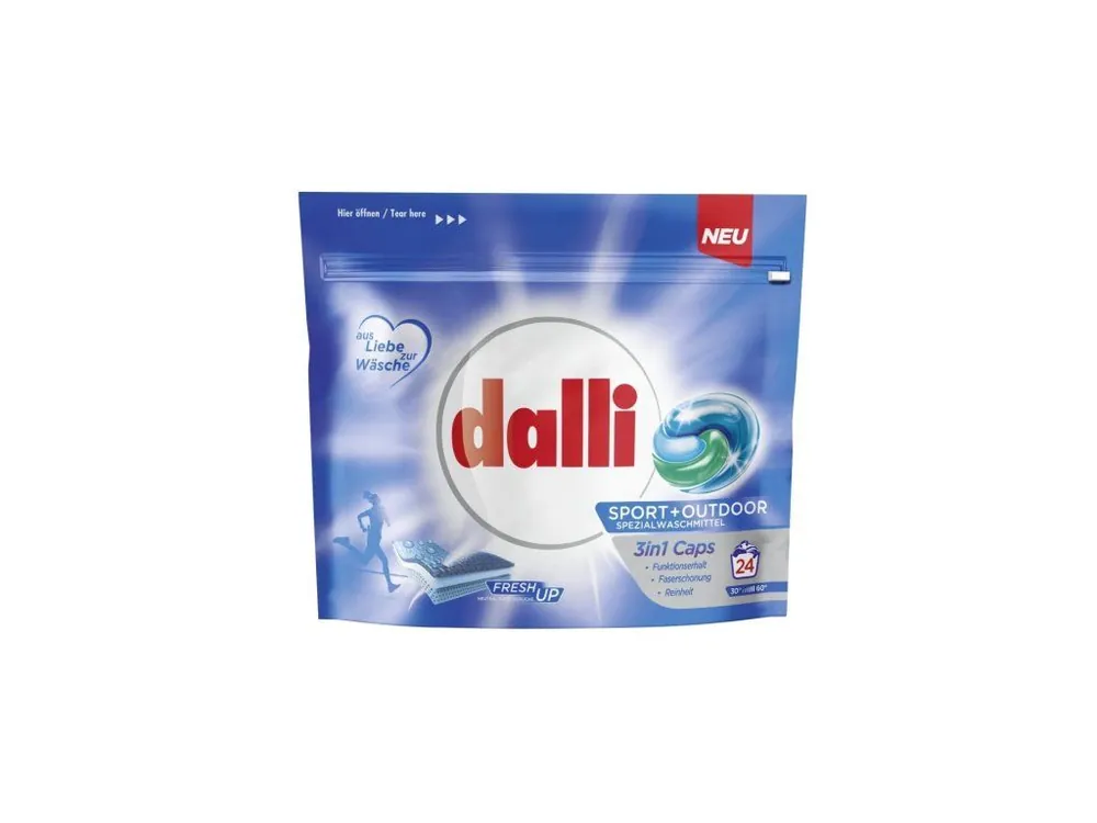 Dalli gelové kapsle 24 ks 3v1 Sport & Outdoor 636 g Oblíbený