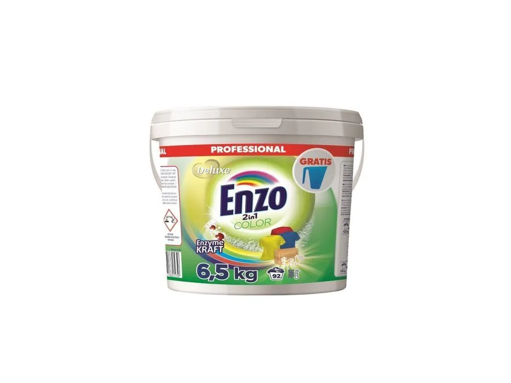 Deluxe Enzo Professional prací prášek 92 dávek Color 6,5 kg Přímo Od Výrobce